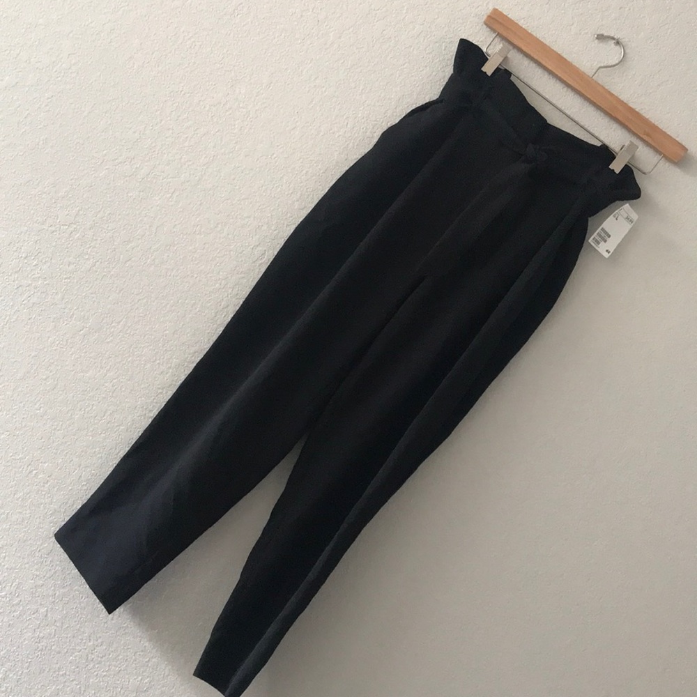 Paper bag black slacks